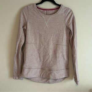 LULULEMON ATHLETICA  Exhalation Pullover II
Heathered Marled Mojave Magenta Sz 4